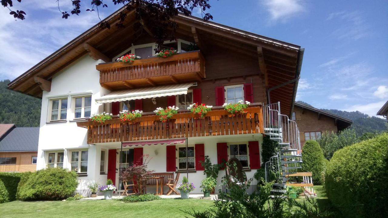 Ferienwohnung Annele Hittisau Esterno foto